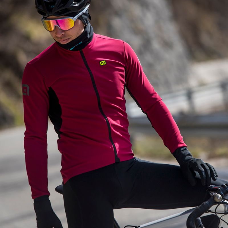 Giacca da ciclismo Alé Future Warm rosso masai/masai rosso da uomo 9