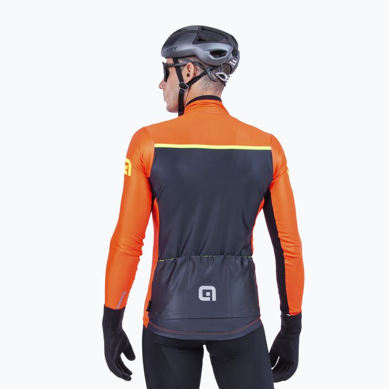 Giacca da ciclismo da uomo Alé K-Tornado 2.0 arancio fluo/arancio fluo 2