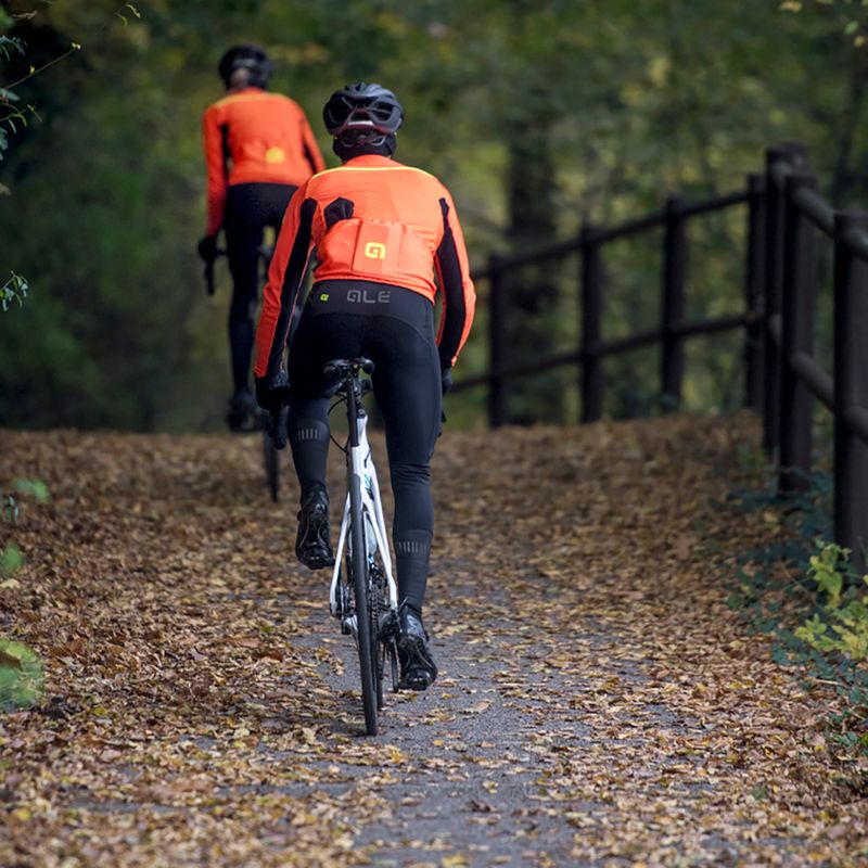 Giacca da ciclismo da uomo Alé K-Tornado 2.0 arancio fluo/arancio fluo 9