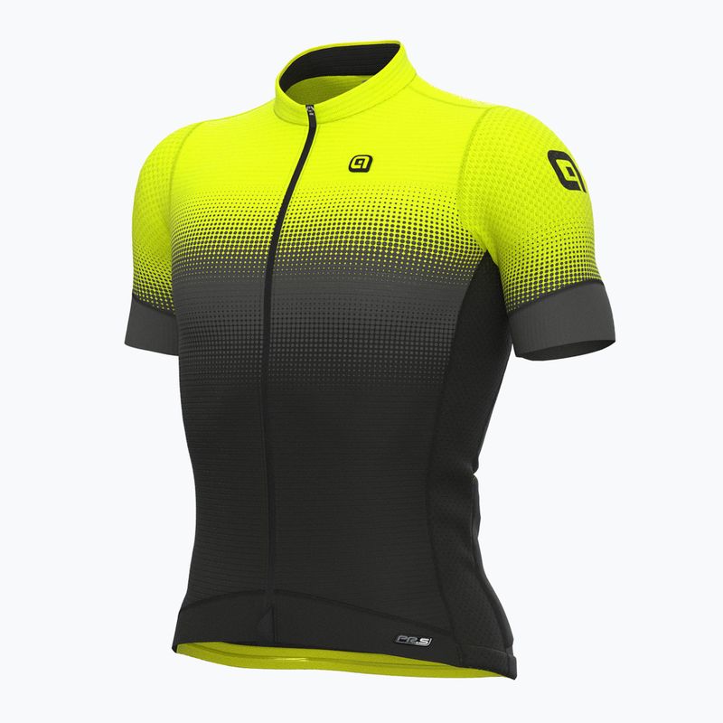 Maglia ciclismo uomo Alé Maglia MC Gradient giallo fluorescente 6