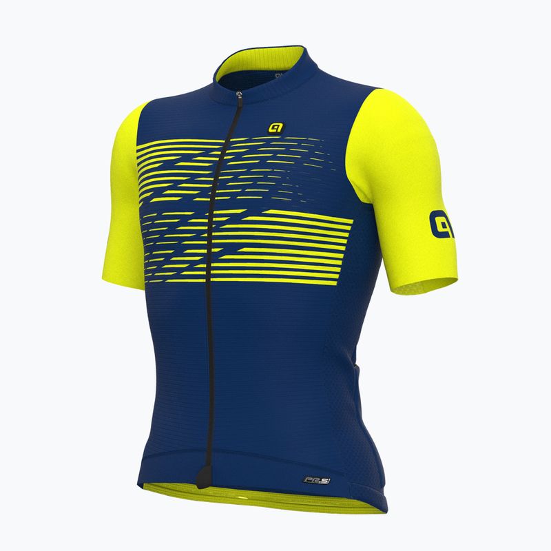 Maglia ciclismo uomo Alé Maglia MC Logo blu 7