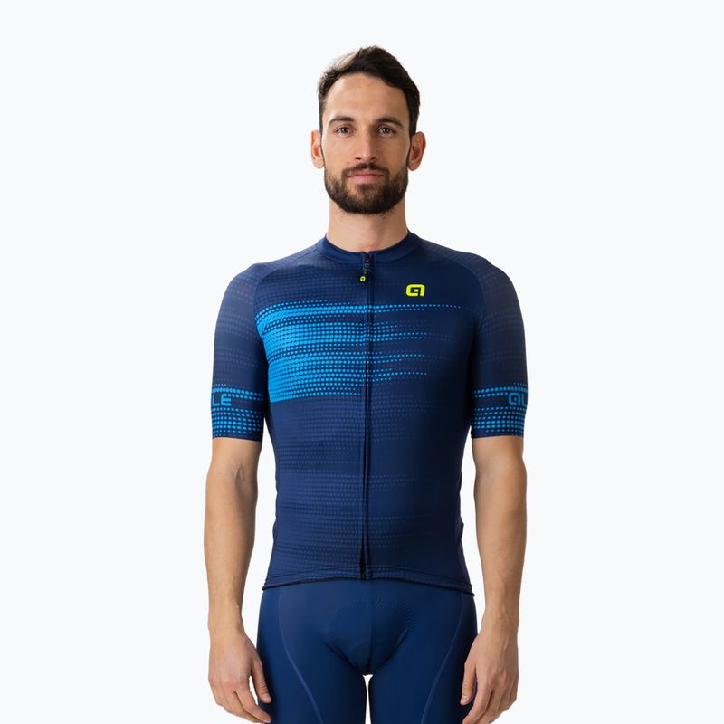 Maglia ciclismo uomo Alé Maglia MC Turbo blu