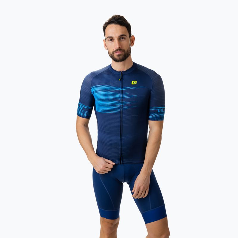 Maglia ciclismo uomo Alé Maglia MC Turbo blu 2