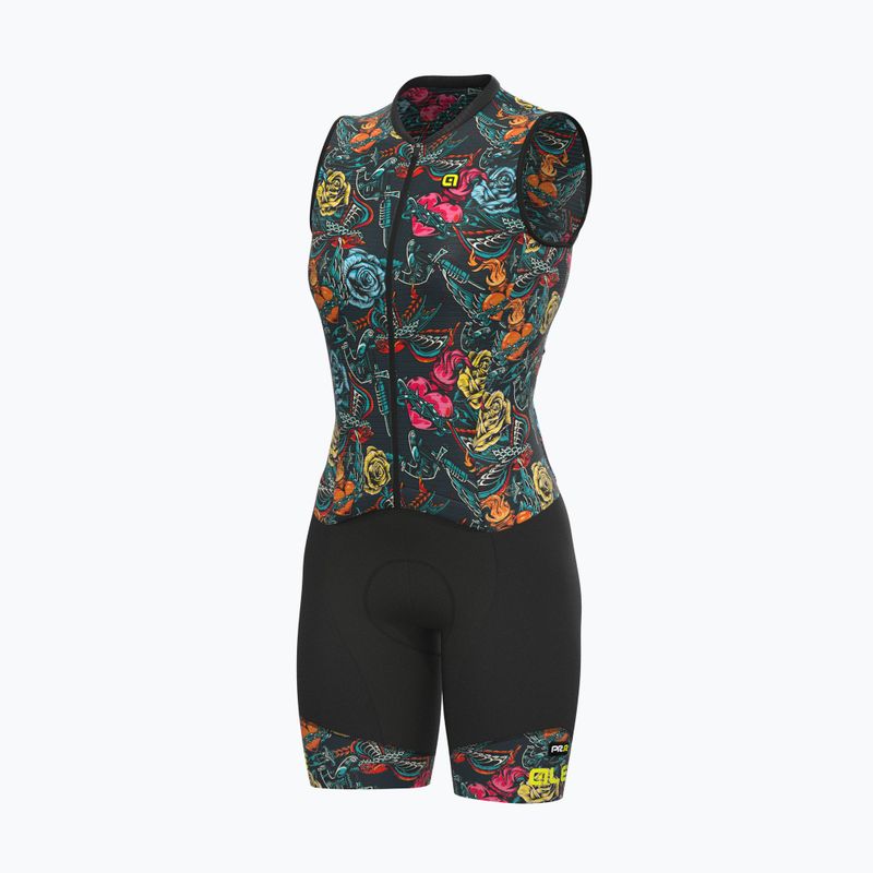Tuta da triathlon donna Alé Body SM Donna Tattoo grigio
