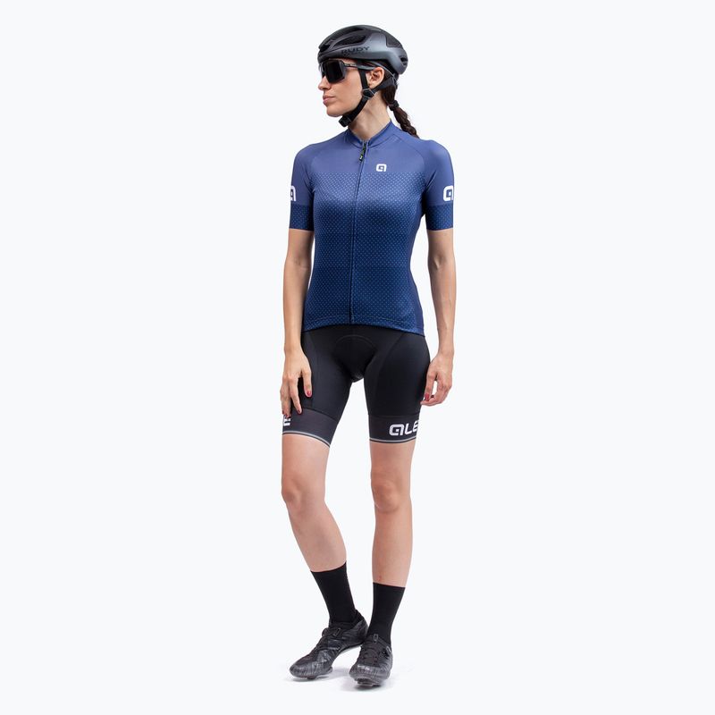 Maglia ciclismo donna Alé Maglia Donna MC Level blu 2