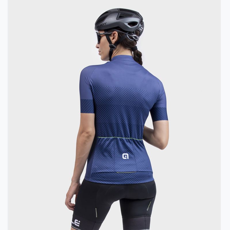 Maglia ciclismo donna Alé Maglia Donna MC Level blu 3