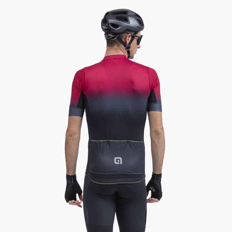 Maglia ciclismo uomo Alé Maglia MC Gradient masai rosso 3