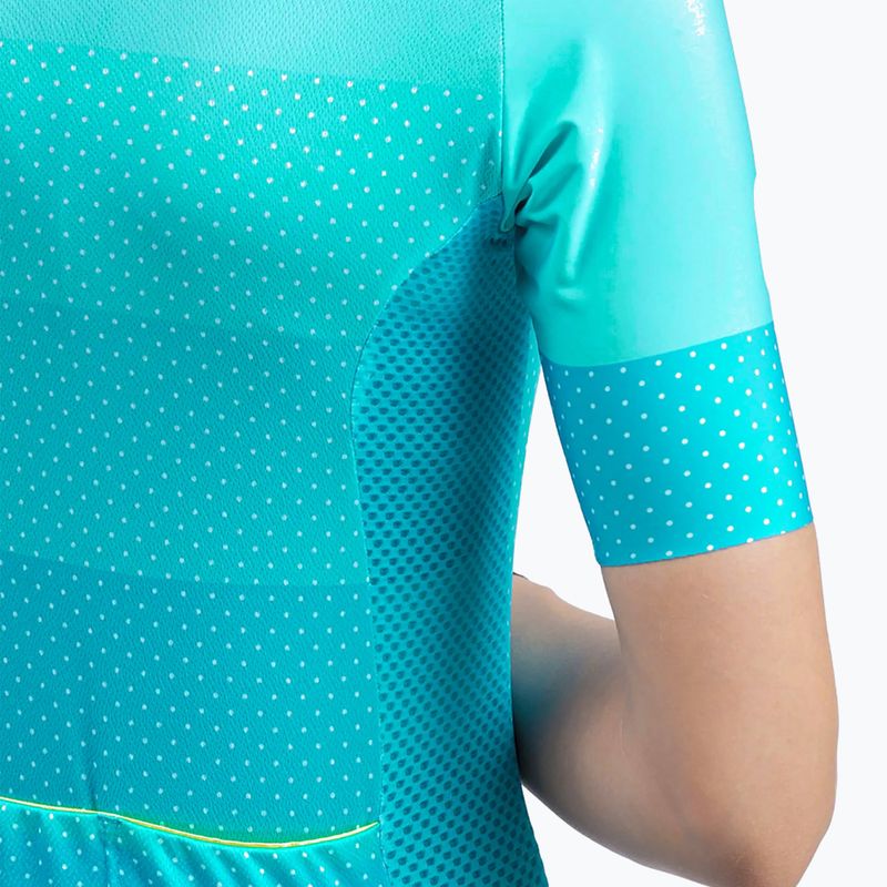 Maglia ciclismo donna Alé Maglia Donna MC Level turchese 5