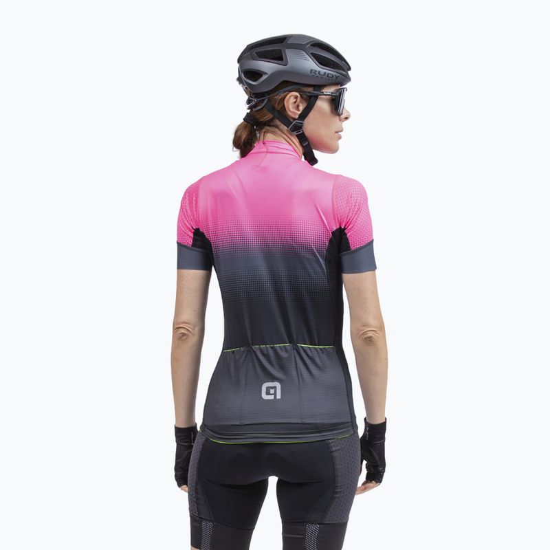 Maglia ciclismo donna Alé Maglia Donna MC Gradient rosa fluo 4