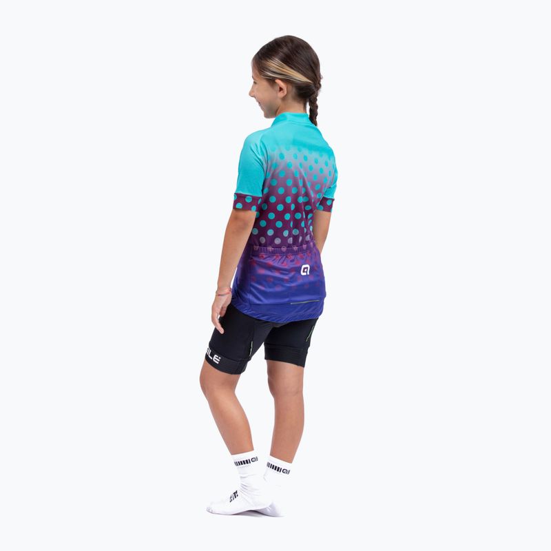 Maglia ciclismo bambino Alé Maglia Bimbo MC Bubble verde 6