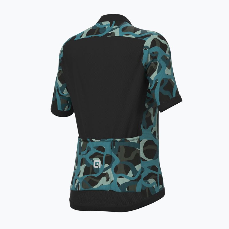 Maglia ciclismo donna Alé Maglia Donna MC Woodland verde 8