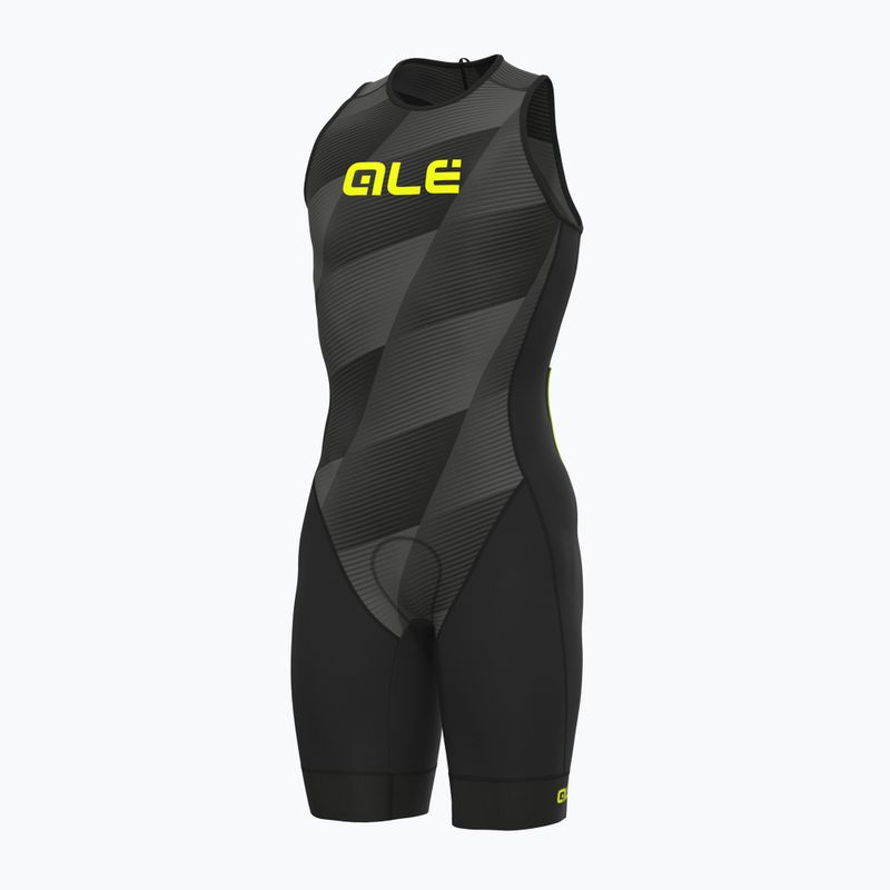 Tuta da triathlon da uomo Alé Square grigio 7