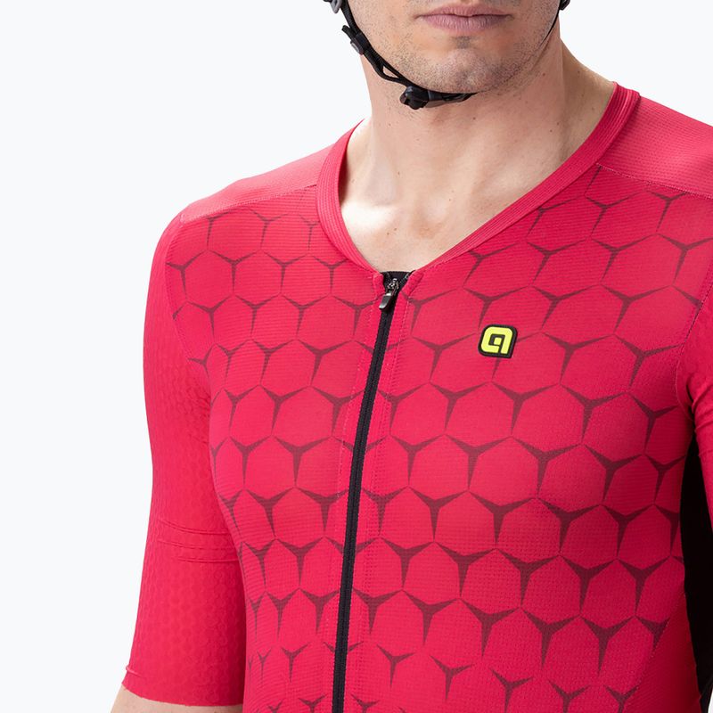 Tuta da triathlon da uomo Alé Body MC Hive rosso 3