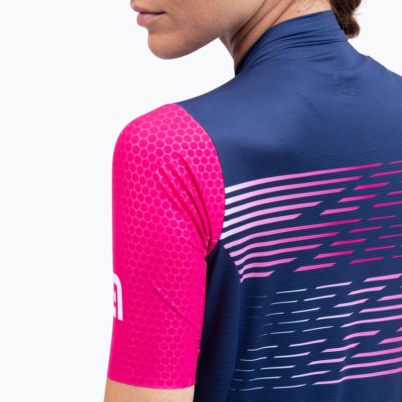 Maglia ciclismo donna Alé Maglia Donna MC Logo fucsia 4