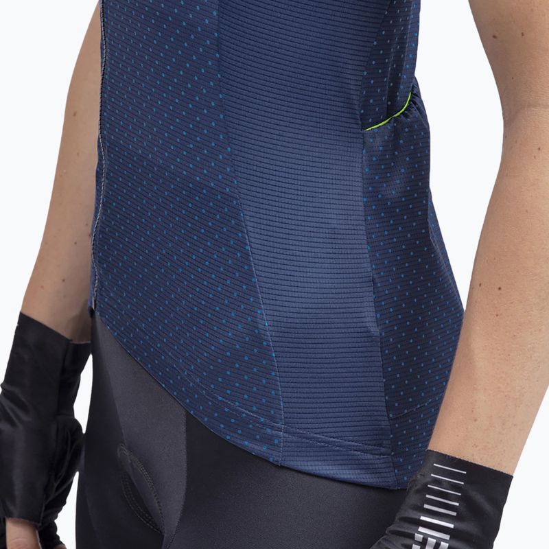 Maglia ciclismo donna Alé Maglia Donna SM Level blu 3