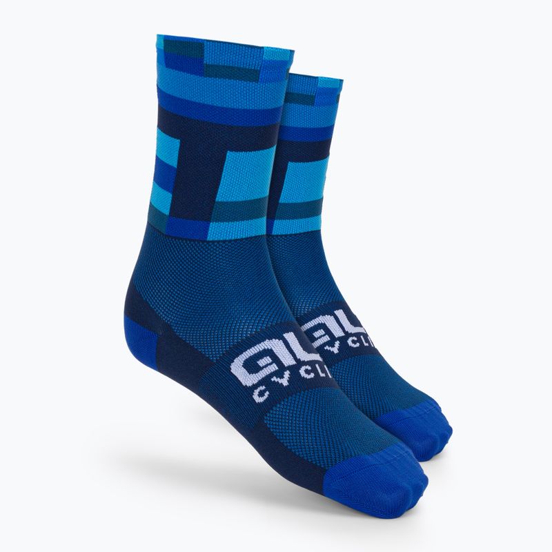Alé Calza Q-Skin 16 cm Match calzini da ciclismo blu
