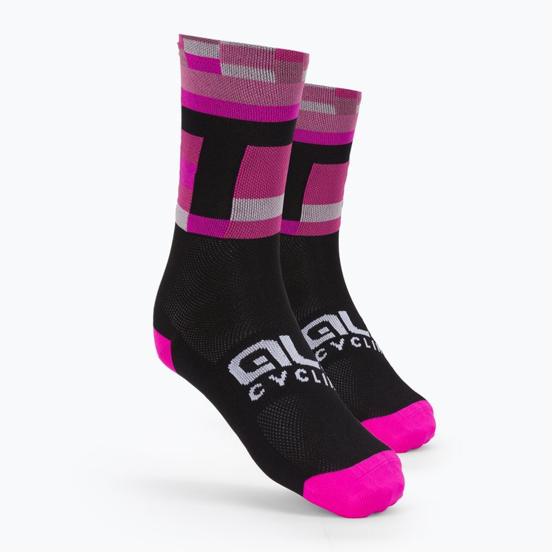 Calze da ciclismo Alé Calza Q-Skin 16 cm Match fucsia