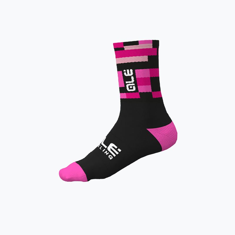 Calze da ciclismo Alé Calza Q-Skin 16 cm Match fucsia 4