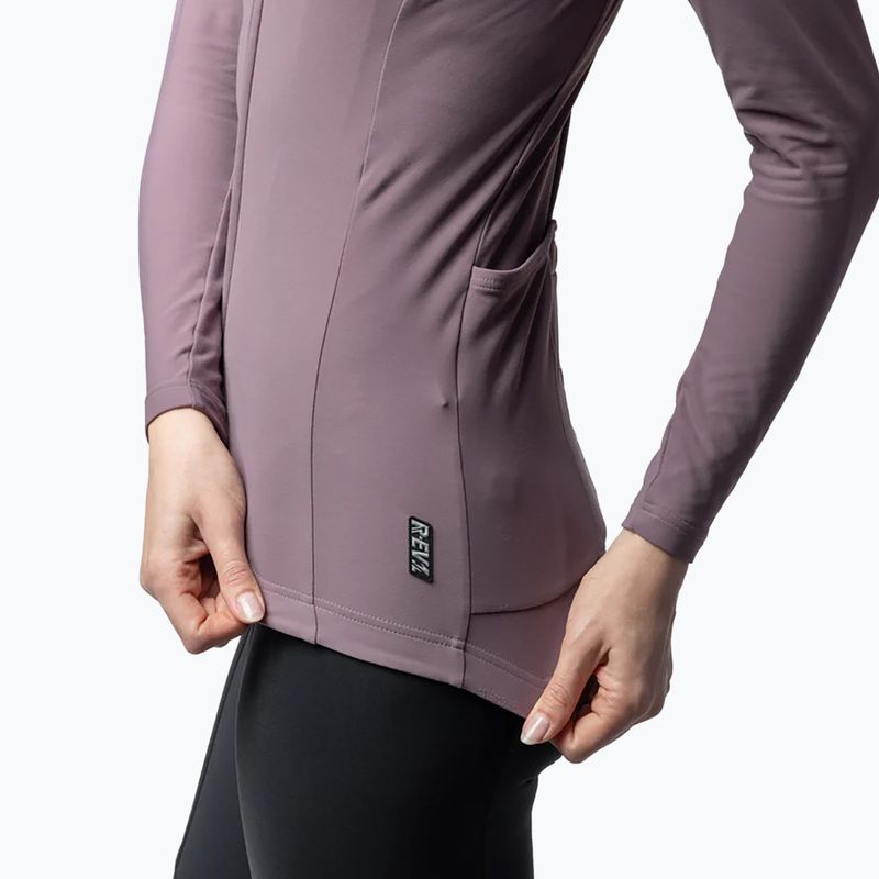 Felpa ciclismo donna Alé Warm Race cashmere 5