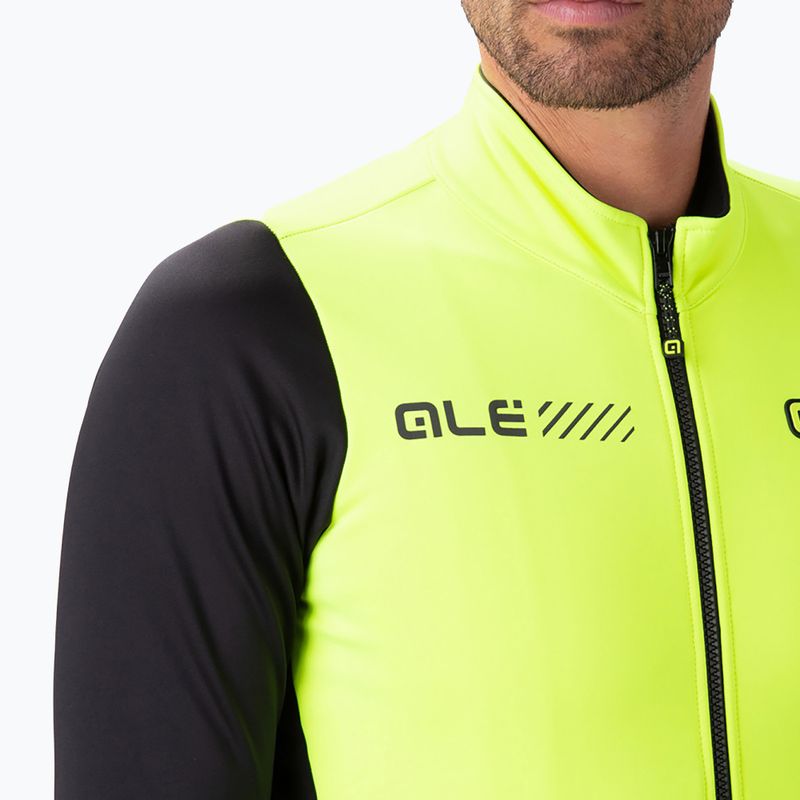 Giacca da ciclismo da uomo Alé Fondo 2.0 giallo fluo/giallo fluo 3