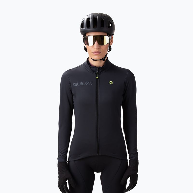 Giacca da ciclismo donna Alé Fondo 2.0 nero/nero