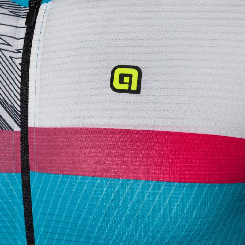 Maglia ciclismo uomo Alé Zig Zag blu cielo 9