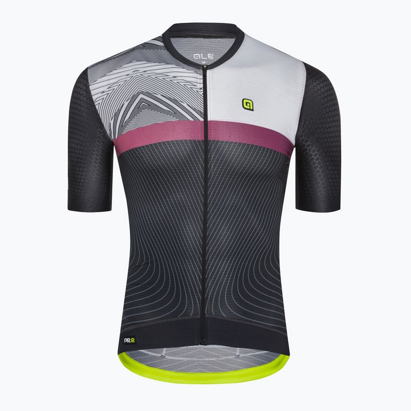 Maglia ciclismo uomo Alé Zig Zag nero 6