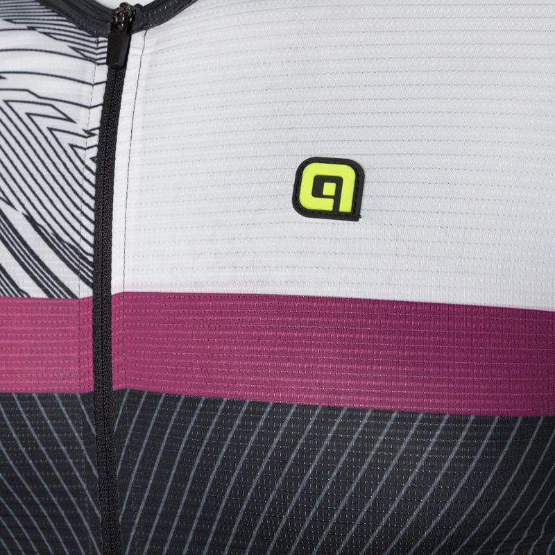 Maglia ciclismo uomo Alé Zig Zag nero 8