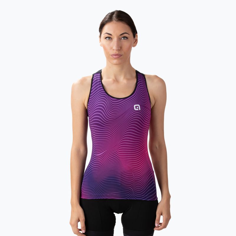Maglia ciclismo donna Alé Onda viola