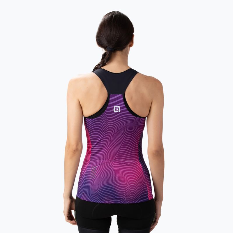 Maglia ciclismo donna Alé Onda viola 2