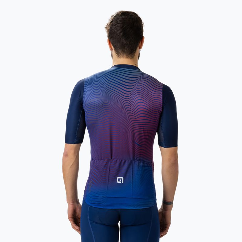Maglia ciclismo uomo Alé Onda blu navy 2