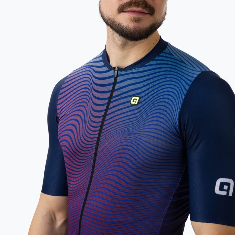 Maglia ciclismo uomo Alé Onda blu navy 3