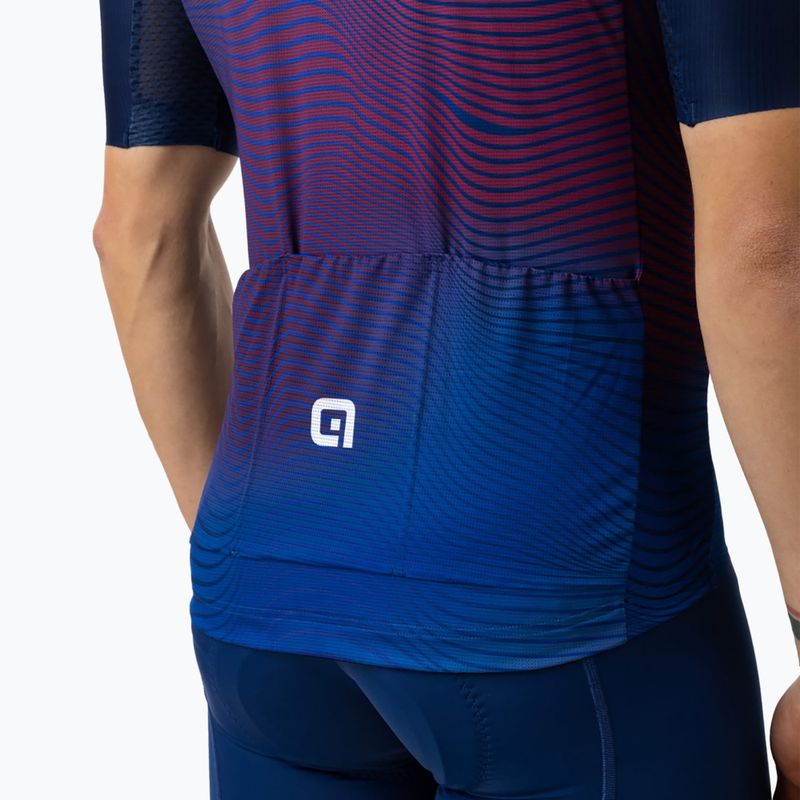 Maglia ciclismo uomo Alé Onda blu navy 5