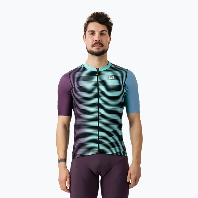 Maglia ciclismo uomo Alé Dinamica verde acqua 10