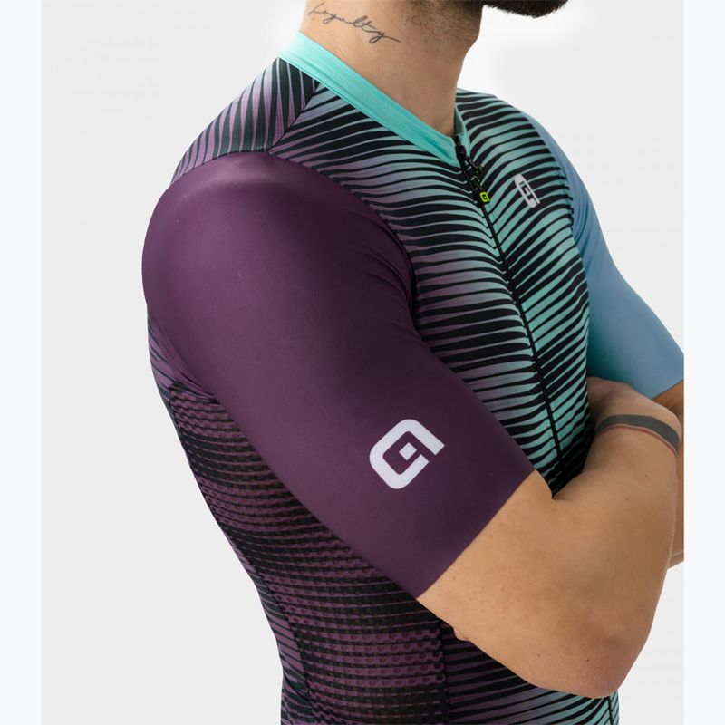 Maglia ciclismo uomo Alé Dinamica verde acqua 7