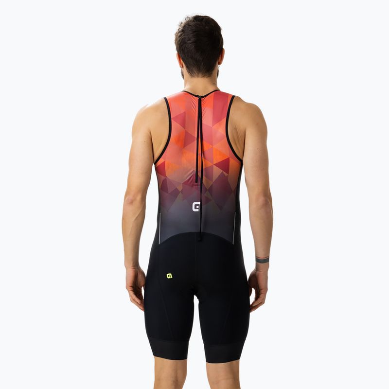 Tuta da ciclismo da uomo Alé Kite senza maniche rosso 2