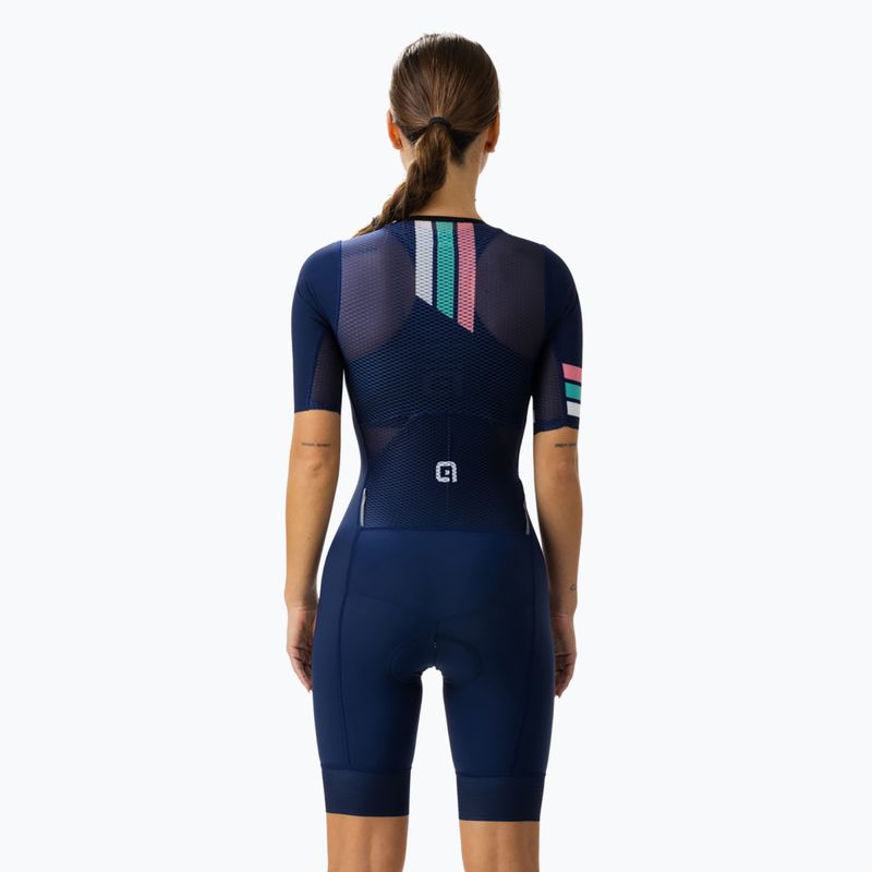 Tuta da ciclismo da donna Alé Trigger blu 2
