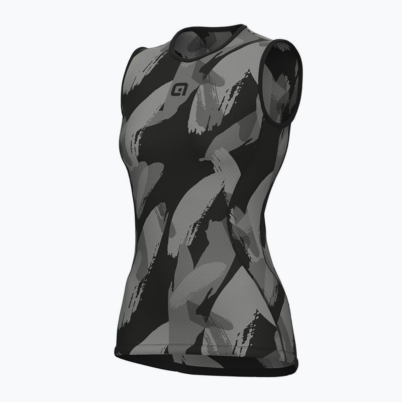 Felpa ciclismo donna Alé Brush nero