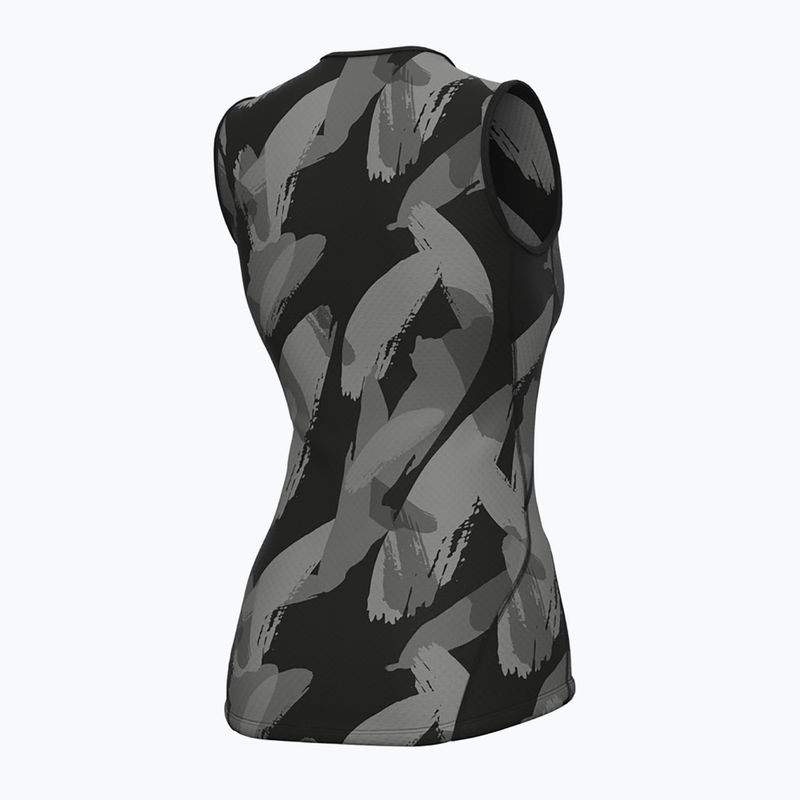Felpa ciclismo donna Alé Brush nero 2
