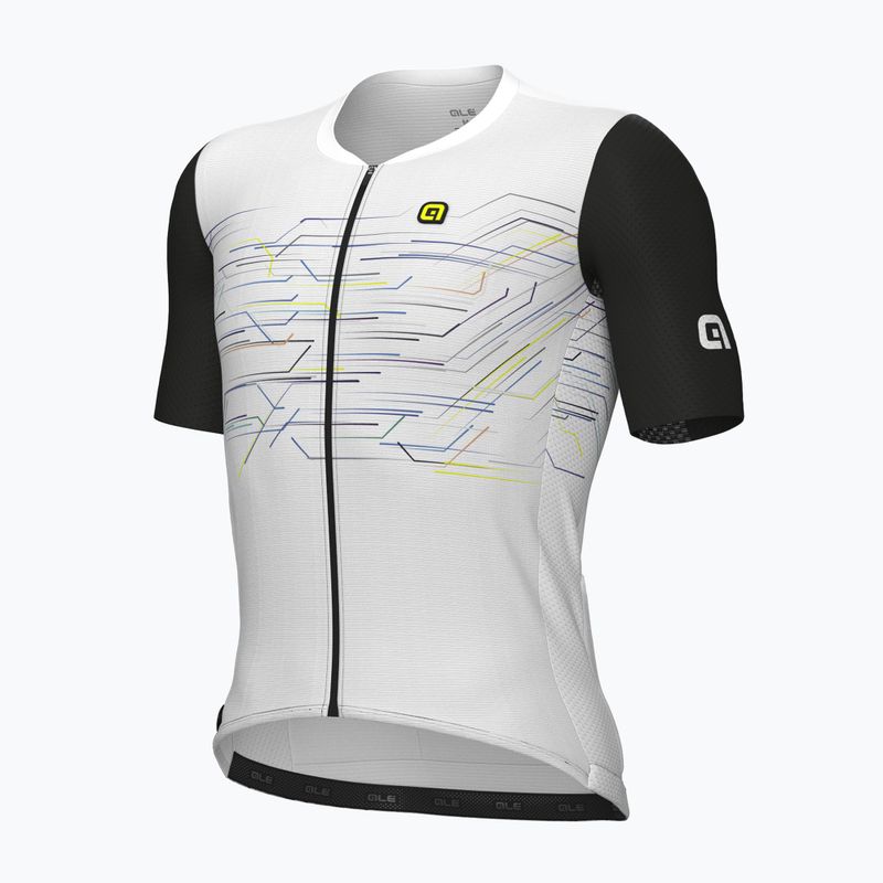 Maglia ciclismo uomo Alé Megabyte bianco