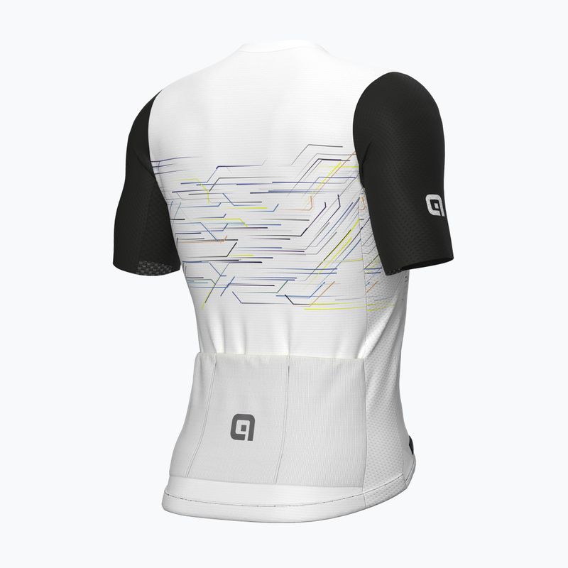 Maglia ciclismo uomo Alé Megabyte bianco 2