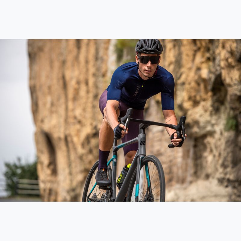 Maglia ciclismo Alé Color Block uomo blu navy 11