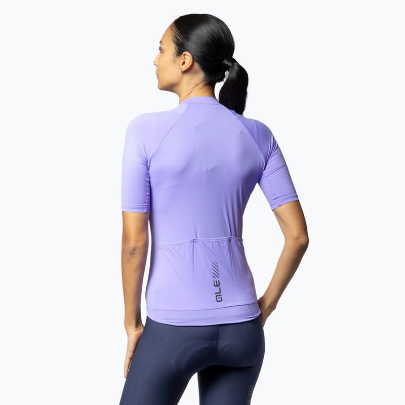 Maglia ciclismo donna Alé Color Block lilla 2