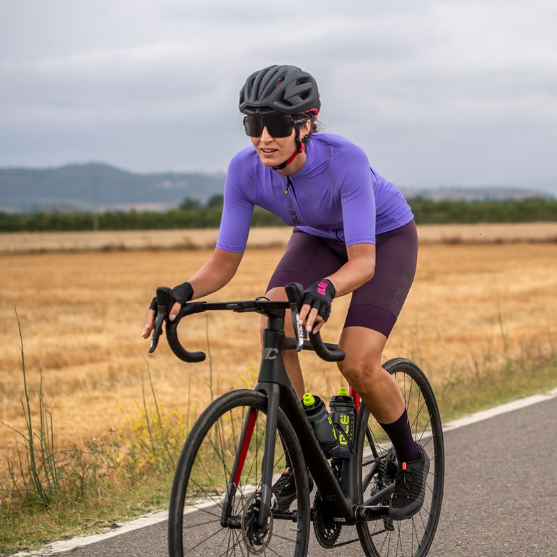 Maglia ciclismo donna Alé Color Block lilla 9