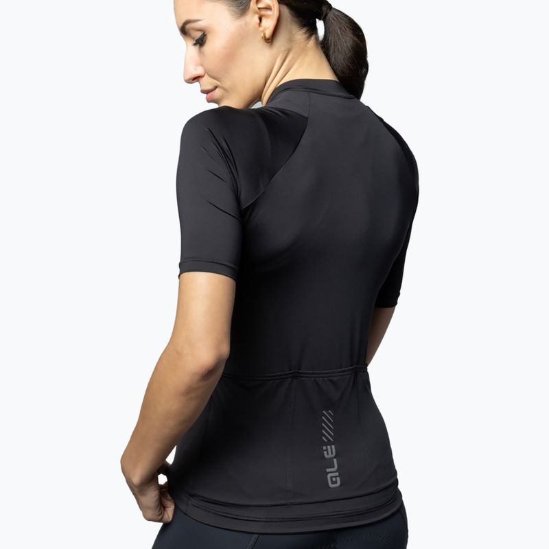 Maglia ciclismo donna Alé Color Block nero 3