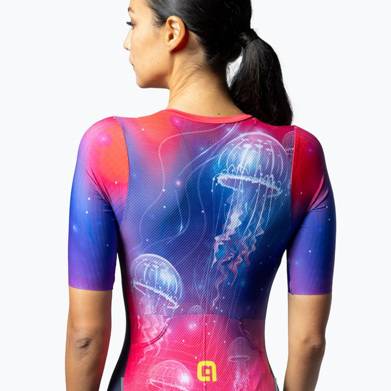 Tuta da ciclismo da donna Alé blu mare 5