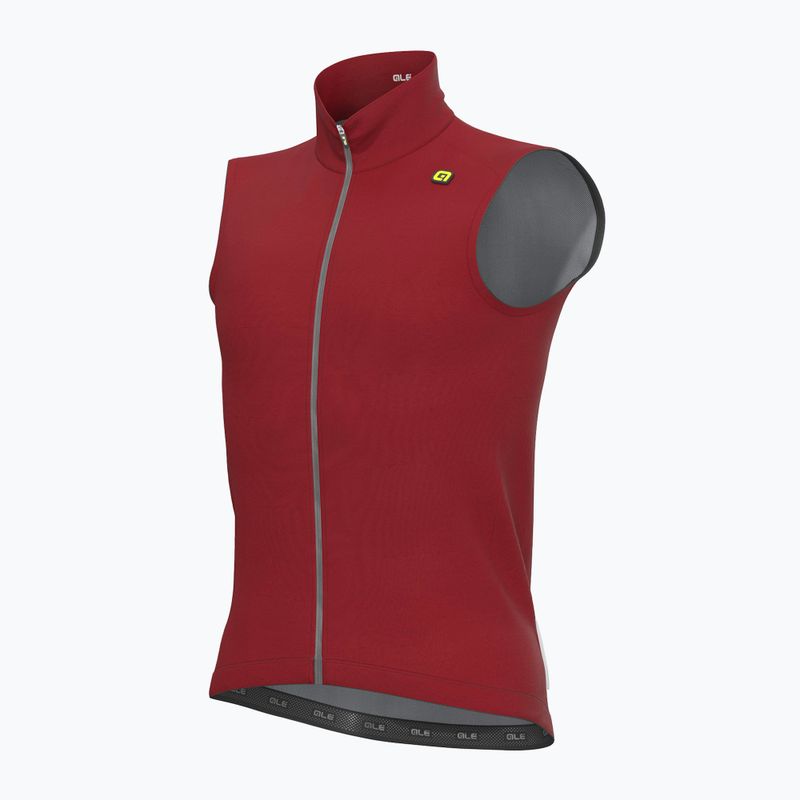 Gilet da bicicletta rosso rubino Alé K-Solution 6