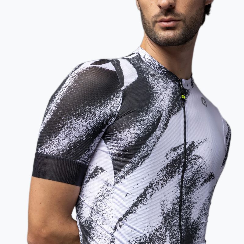 Maglia ciclismo uomo Alé Trace bianco 4