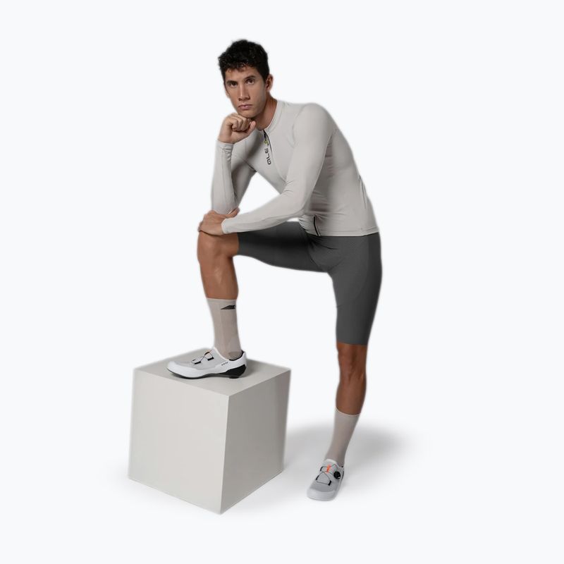 Maglia a maniche lunghe da ciclismo da uomo Alé Color Block stone 5