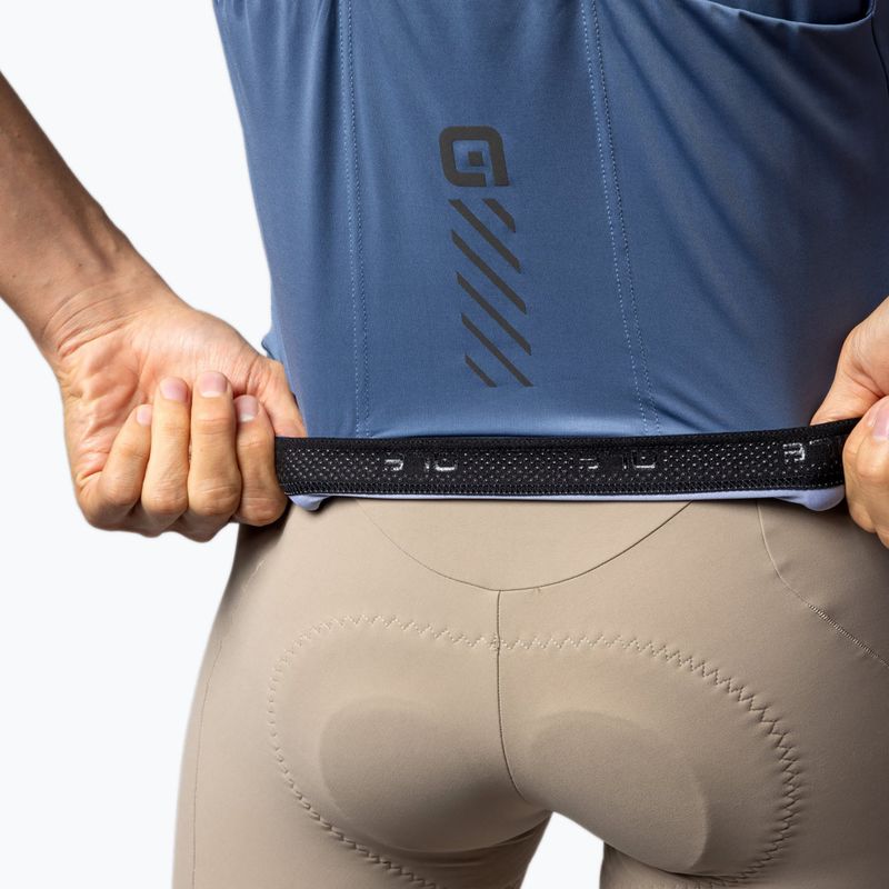 Maglietta da ciclismo da uomo Alé Color Block steel blue 6